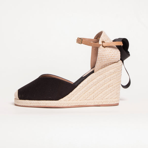 Sale Plataformas  Espadrille Negro